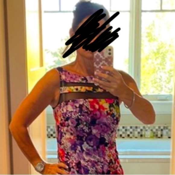 Badgley Mischka  size 6 women's multi Color dress. Size 6. As new - Picture 3 of 8